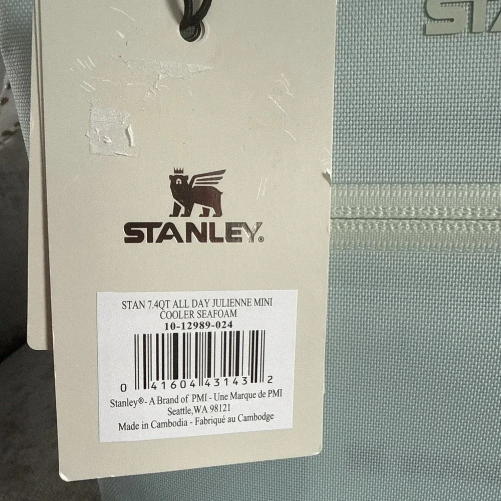 Stanley 10 Cans/7.4qt All Day Julienne Mini Bag Cooler  Mint Green/Blue